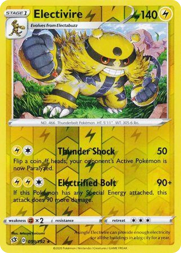 Electivire — Rebel Clash #059 / 192