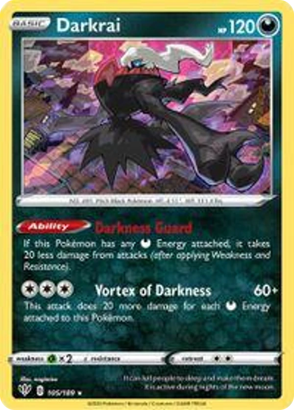 Darkrai — Darkness Ablaze #105 / 189