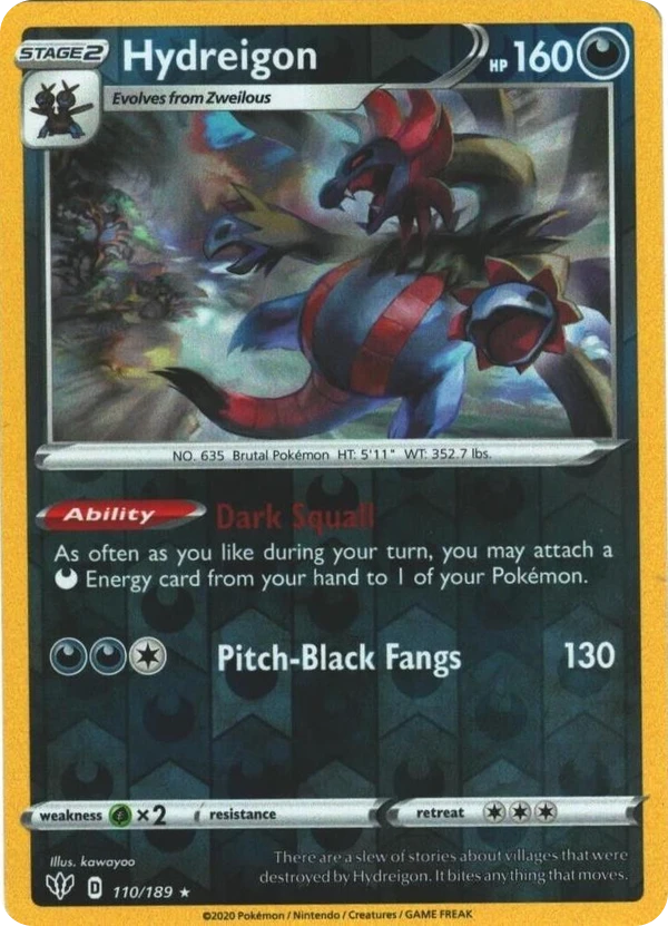 Hydreigon — Darkness Ablaze #110 / 189