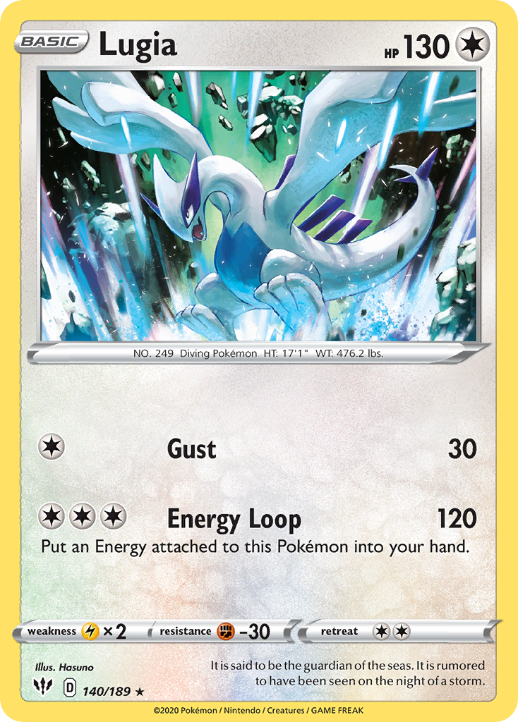 Lugia — Darkness Ablaze #140 / 189