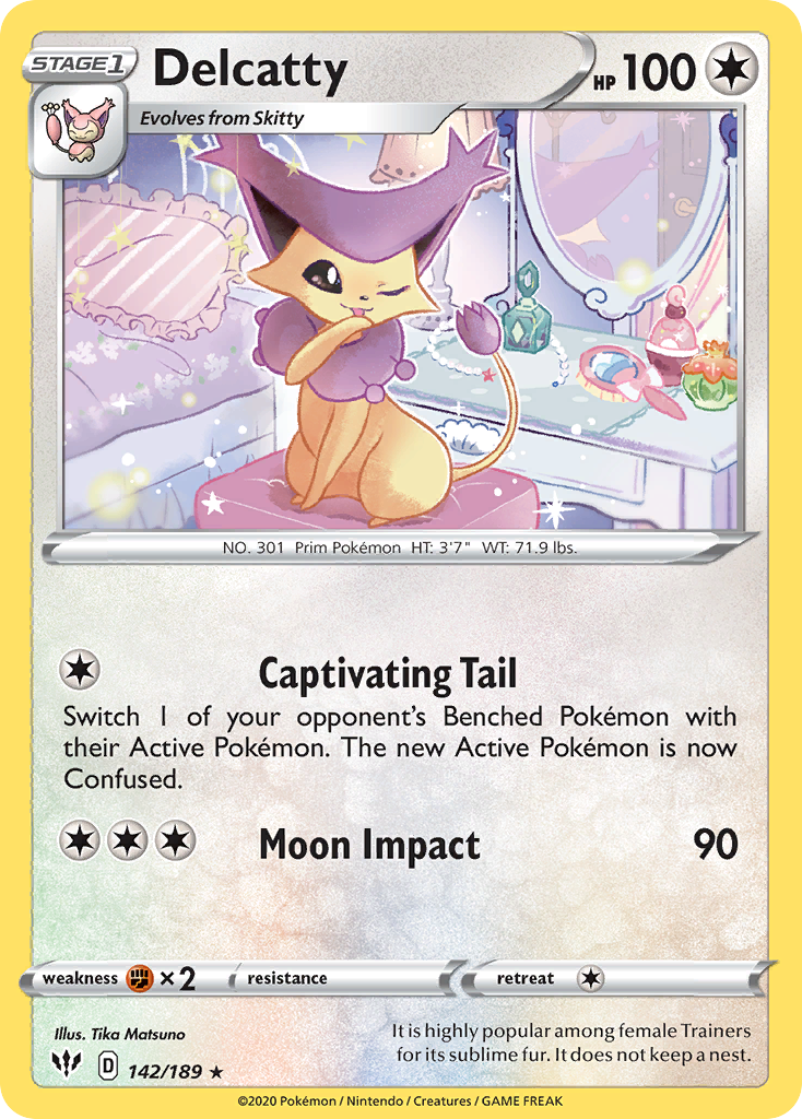 Delcatty — Darkness Ablaze #142 / 189