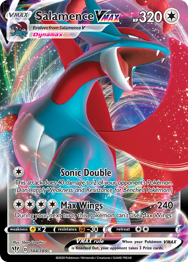 Salamence VMAX — Darkness Ablaze #144 / 189