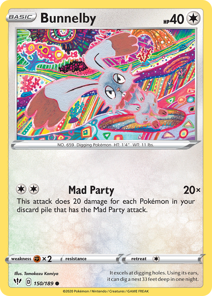 Bunnelby — Darkness Ablaze #150 / 189