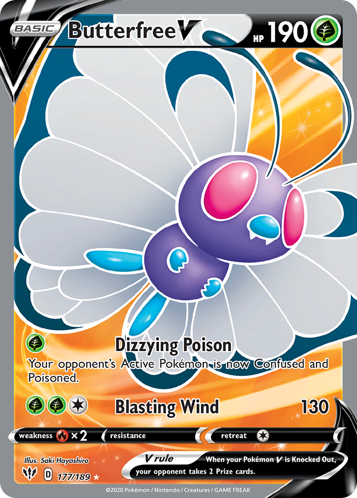 Butterfree V — Darkness Ablaze #177 / 189
