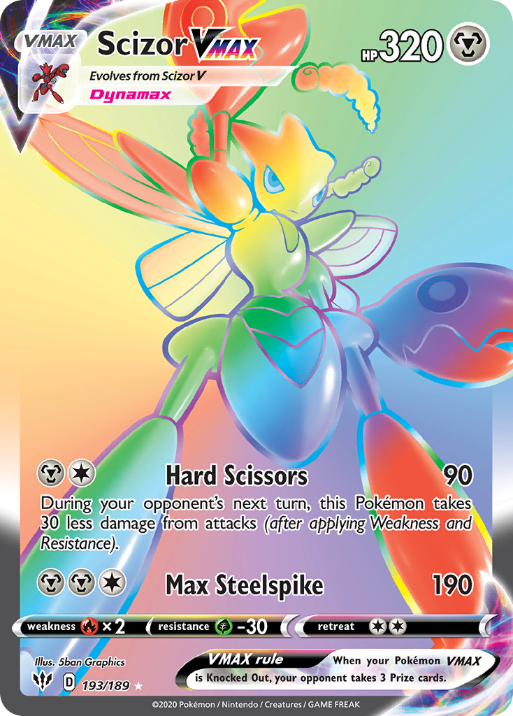 Scizor VMAX — Darkness Ablaze #193 / 189