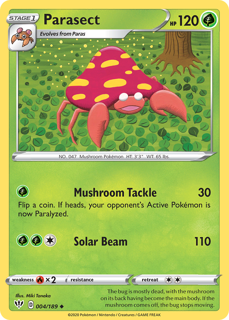 Parasect — Darkness Ablaze #004 / 189