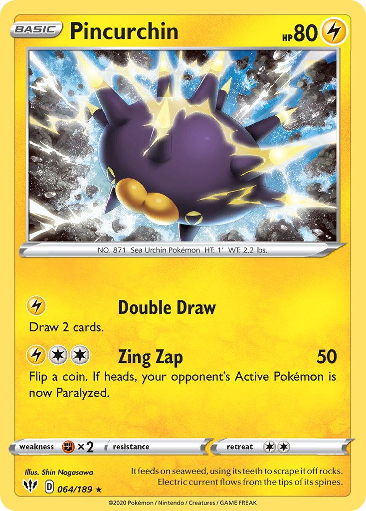 Pincurchin — Darkness Ablaze #064 / 189