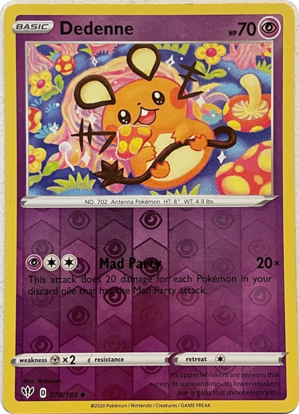 Dedenne — Darkness Ablaze #078 / 189
