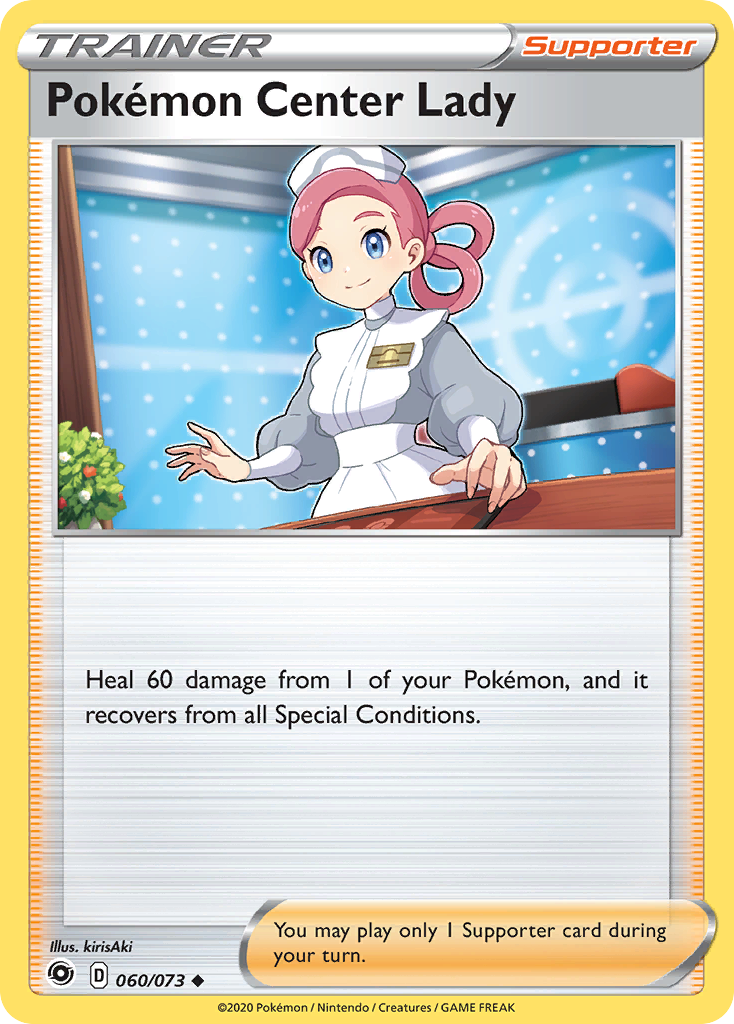 Pokémon Center Lady — Champion's Path #060 / 73