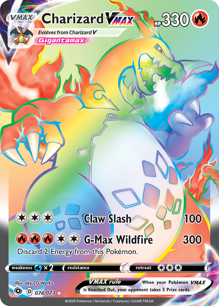 Charizard VMAX — Champion's Path #074 / 73