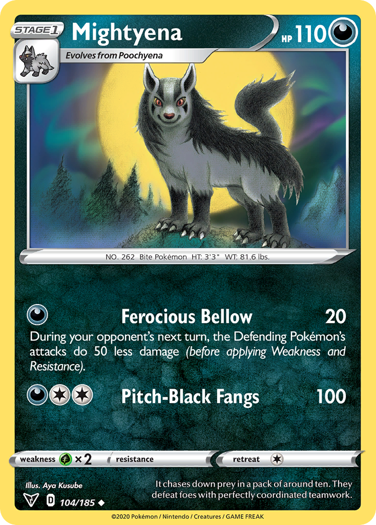Mightyena — Vivid Voltage #104 / 185