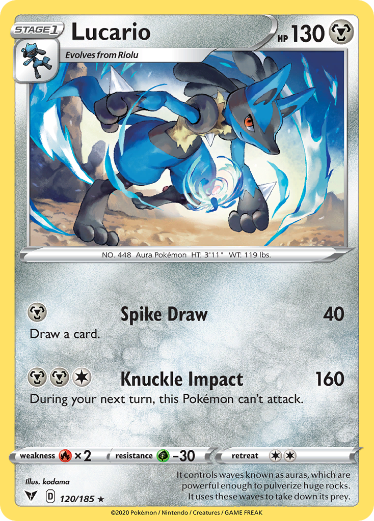 Lucario — Vivid Voltage #120 / 185