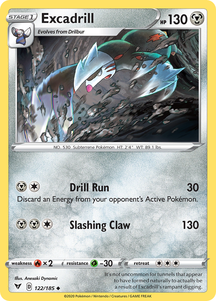 Excadrill — Vivid Voltage #122 / 185