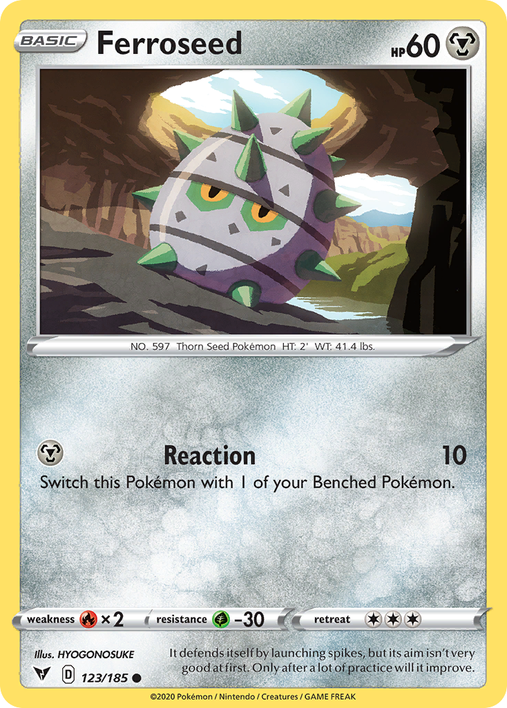 Ferroseed — Vivid Voltage #123 / 185