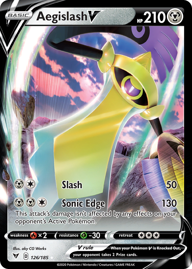 Aegislash V — Vivid Voltage #126 / 185