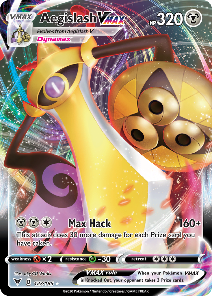 Aegislash VMAX — Vivid Voltage #127 / 185