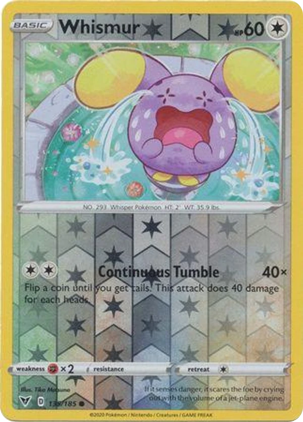 Whismur — Vivid Voltage #135 / 185
