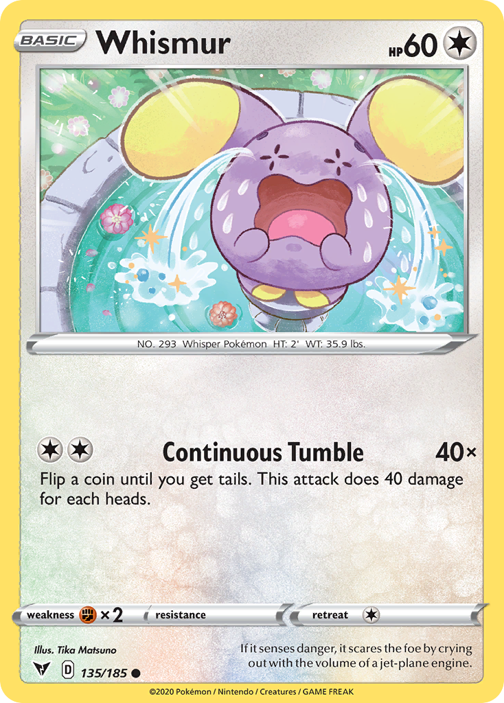 Whismur — Vivid Voltage #135 / 185