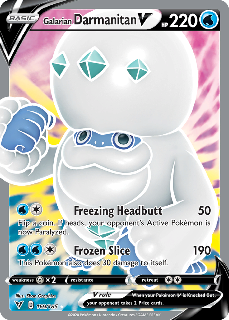 Galarian Darmanitan V — Vivid Voltage #169 / 185
