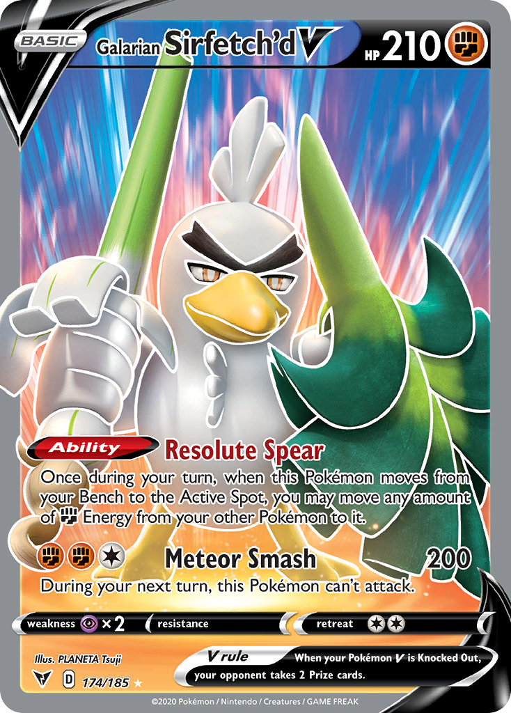 Galarian Sirfetch'd V — Vivid Voltage #174 / 185