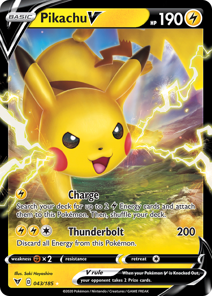 Pikachu V — Vivid Voltage #043 / 185