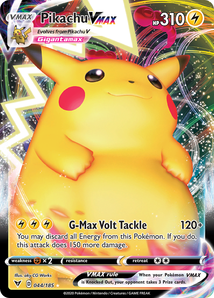 Pikachu VMAX — Vivid Voltage #044 / 185