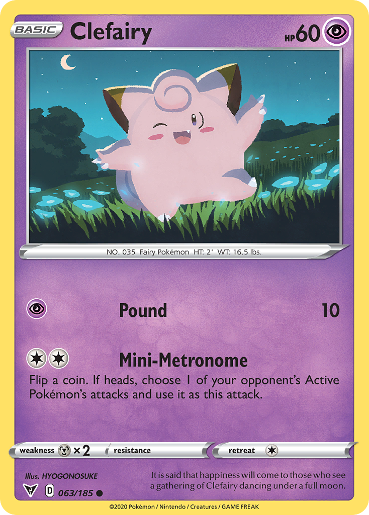Clefairy — Vivid Voltage #063 / 185