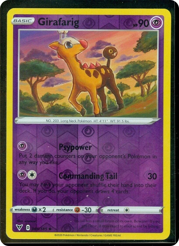 Girafarig — Vivid Voltage #065 / 185