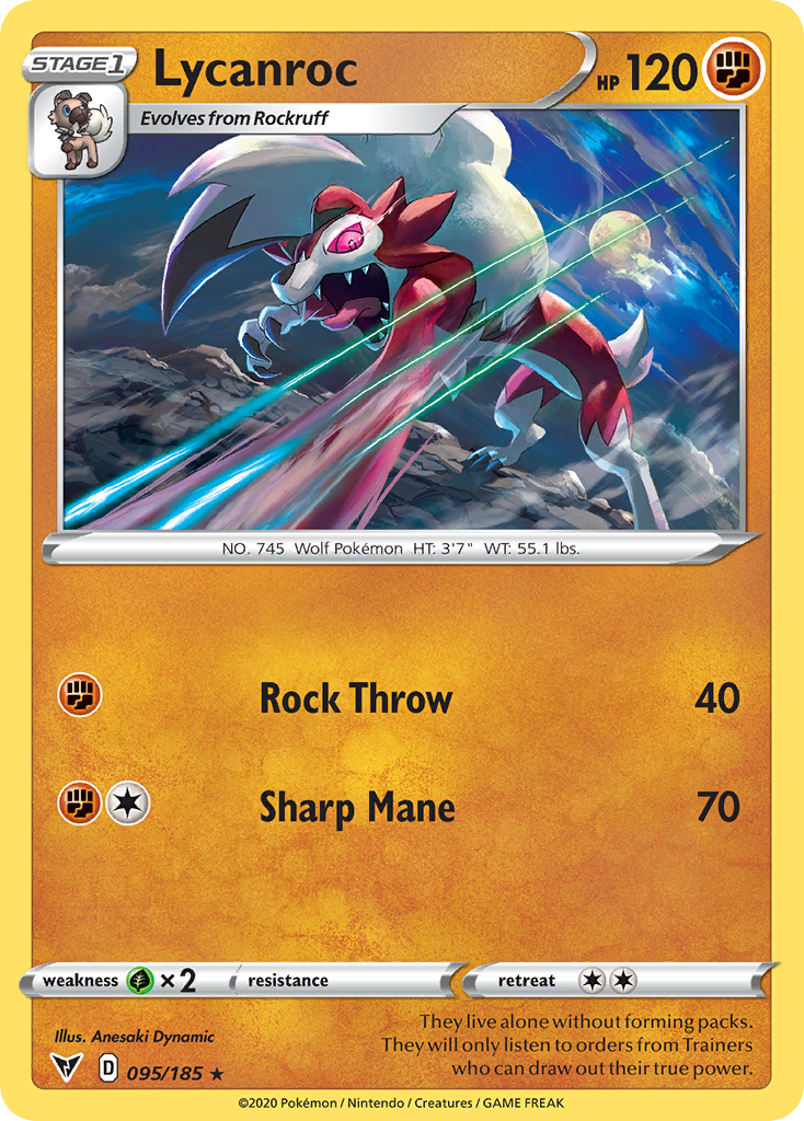 Lycanroc — Vivid Voltage #095 / 185