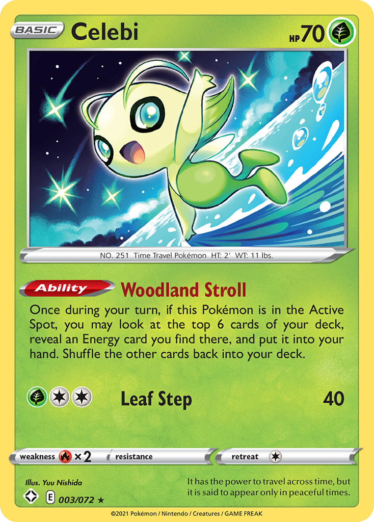 Celebi — Shining Fates #003 / 72