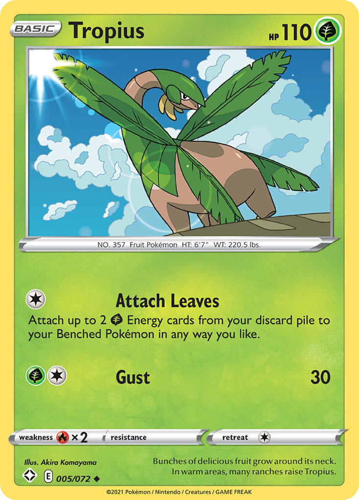 Tropius — Shining Fates #005 / 72