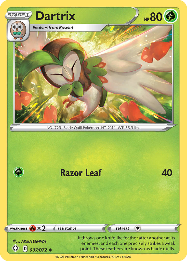 Dartrix — Shining Fates #007 / 72