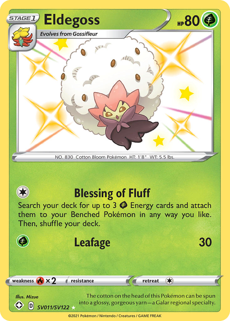 Eldegoss — Shining Fates Shiny Vault #011 / 122