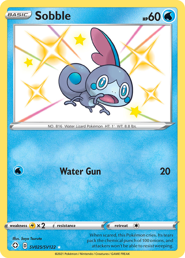 Sobble — Shining Fates Shiny Vault #025 / 122