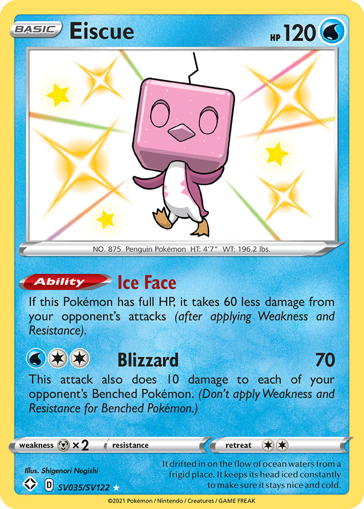 Eiscue — Shining Fates Shiny Vault #035 / 122