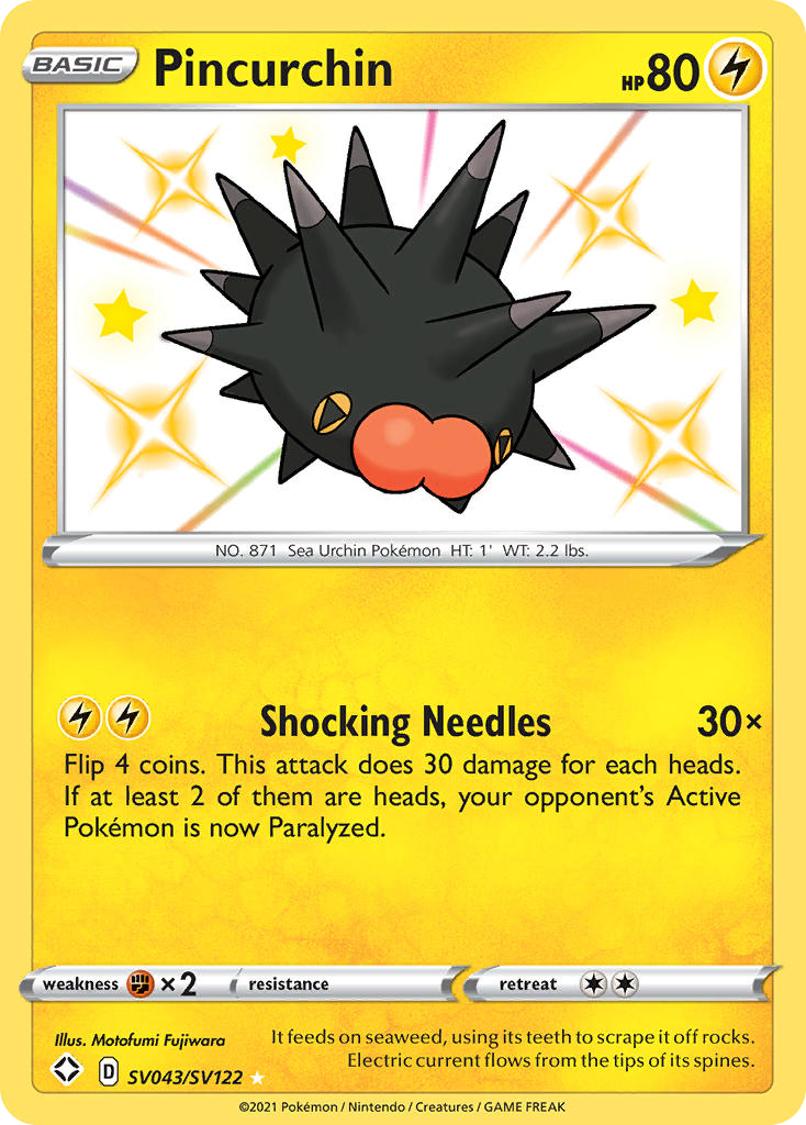 Pincurchin — Shining Fates Shiny Vault #043 / 122
