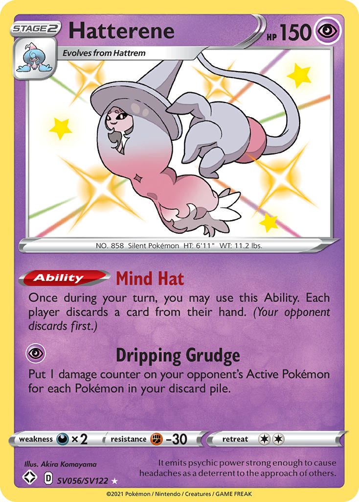 Hatterene — Shining Fates Shiny Vault #056 / 122