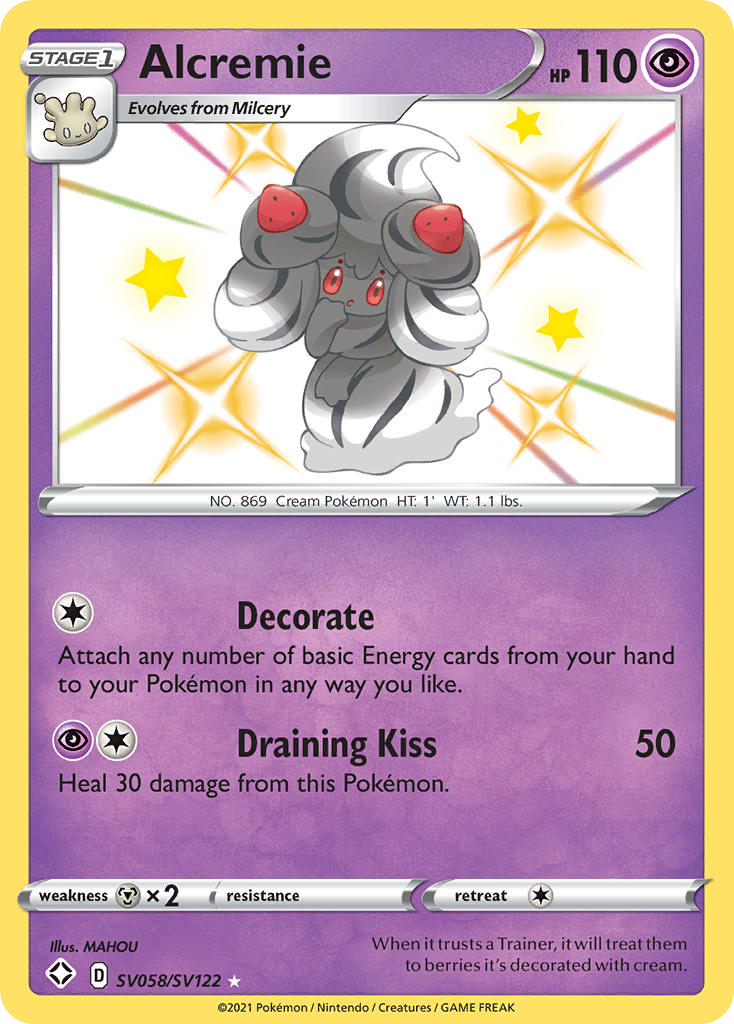 Alcremie — Shining Fates Shiny Vault #058 / 122