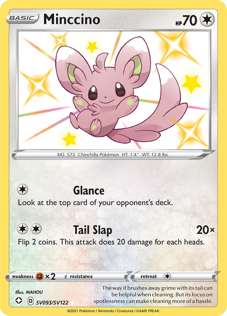 Minccino — Shining Fates Shiny Vault #093 / 122