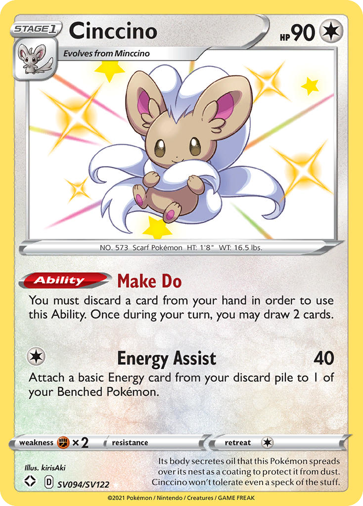 Cinccino — Shining Fates Shiny Vault #094 / 122
