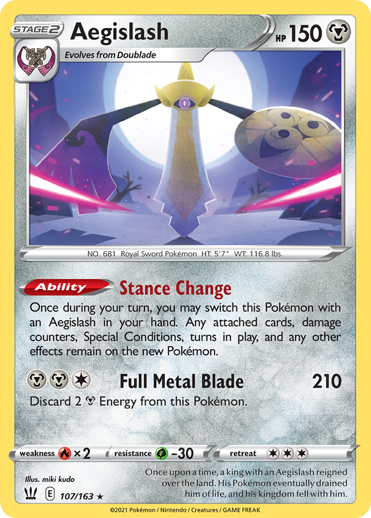 Aegislash — Battle Styles #107 / 163