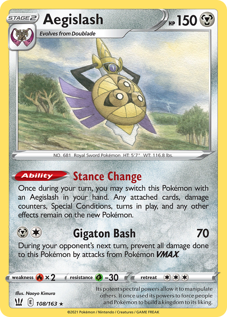 Aegislash — Battle Styles #108 / 163