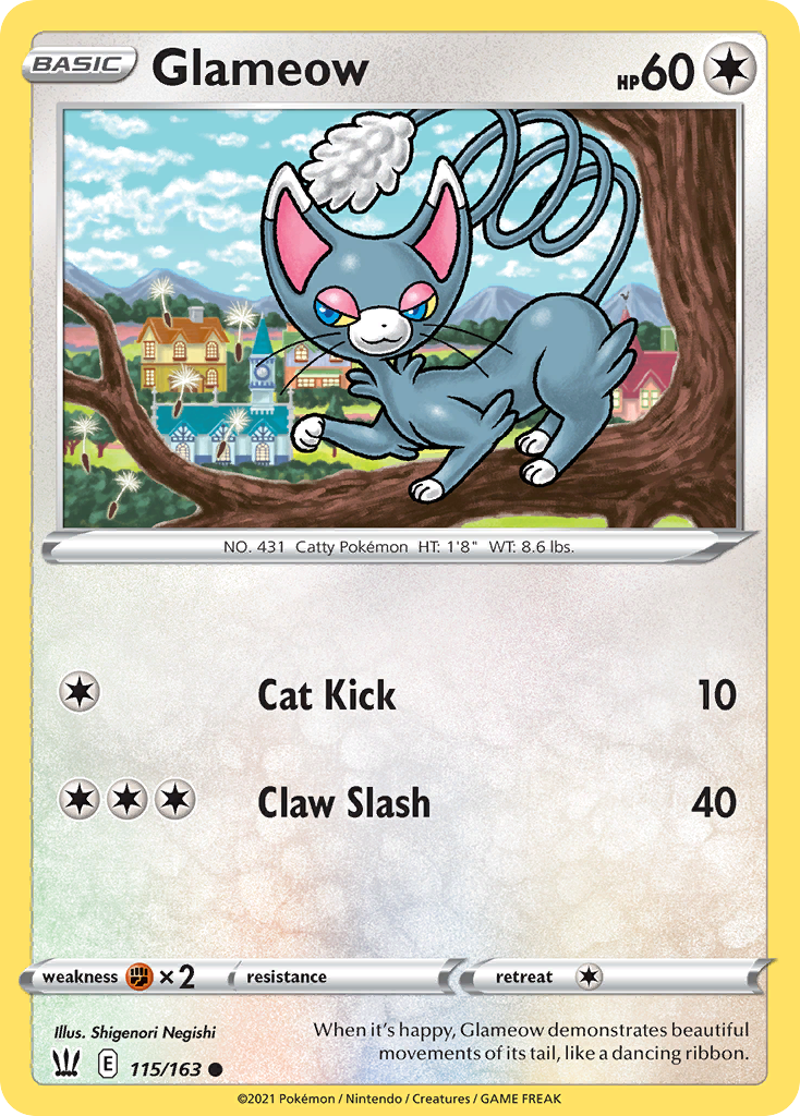 Glameow — Battle Styles #115 / 163