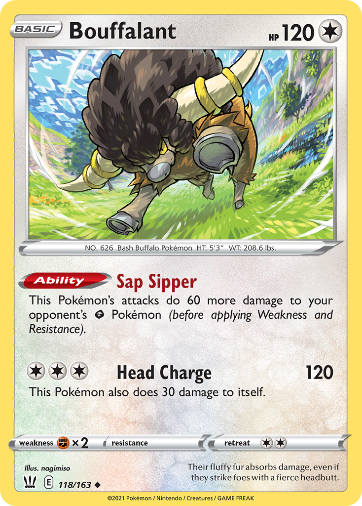 Bouffalant — Battle Styles #118 / 163