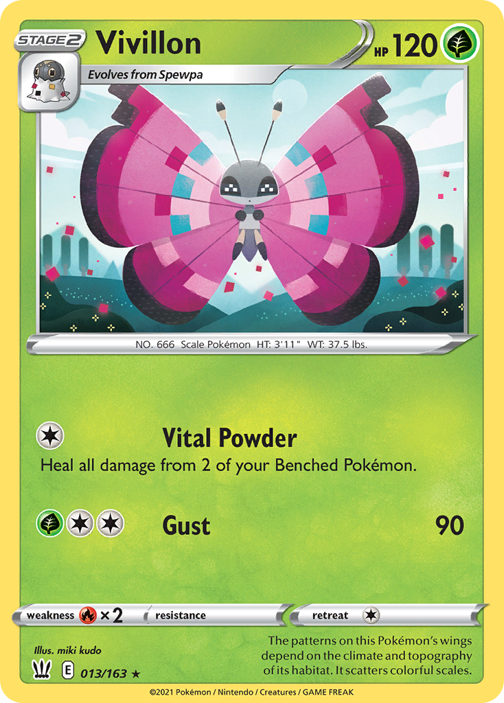 Vivillon — Battle Styles #013 / 163