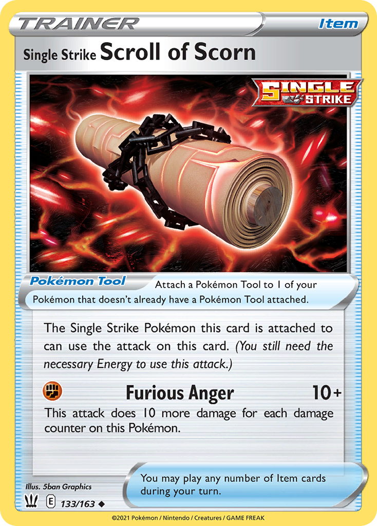 Single Strike Scroll of Scorn — Battle Styles #133 / 163