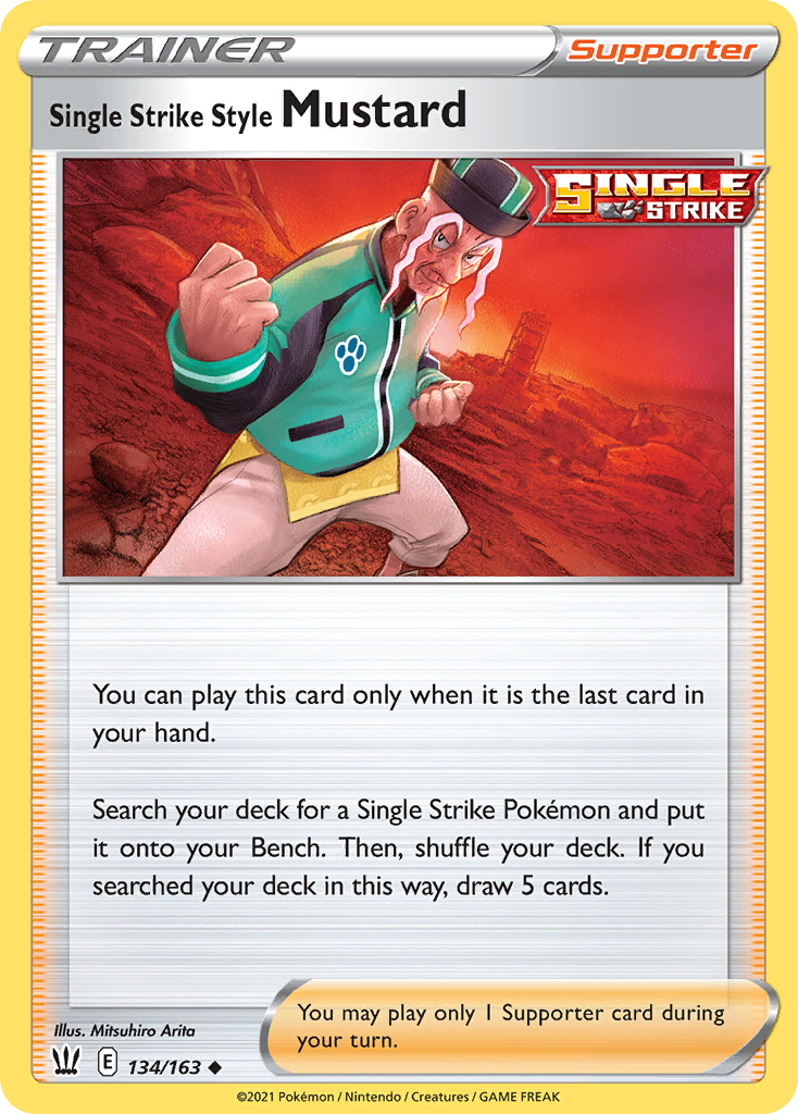 Single Strike Style Mustard — Battle Styles #134 / 163