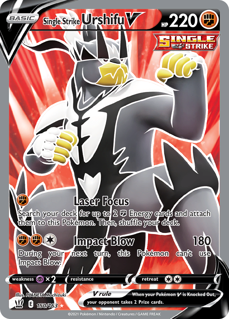 Single Strike Urshifu V — Battle Styles #150 / 163