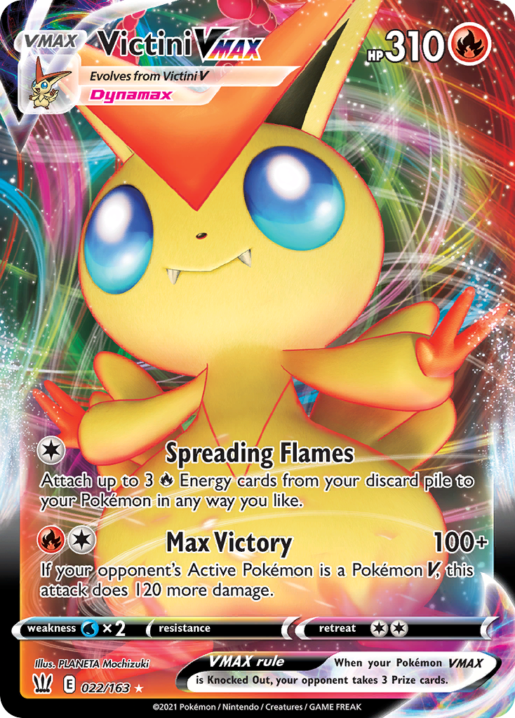 Victini VMAX — Battle Styles #022 / 163