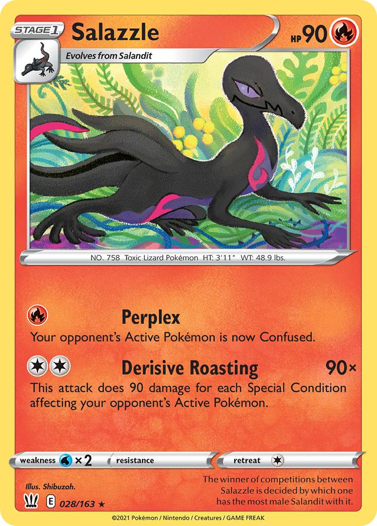 Salazzle — Battle Styles #028 / 163